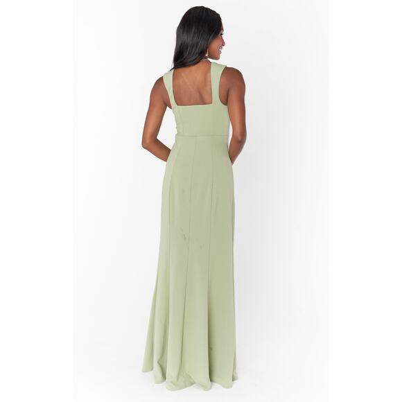 Show Me Your Mumu Paris Gown in Moss Green Stretch L - Picture 4 of 4